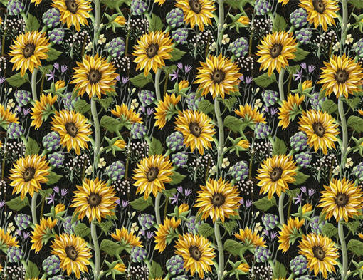 Marpimar - Carta Florentia Girasoli Fondo Verde FLE03