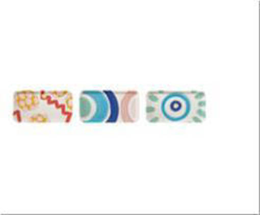 Vassoio Rettangolare Summer Flow Cm29,6X15,7X1,5 Ass C&K