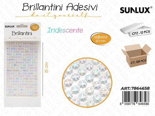 Sunlux Brillantini Adv Iridesc. 15Cm /Pz Da 12**