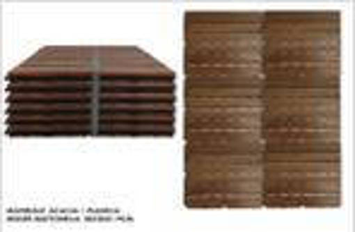 SET 6 MATTONELLE ACACIA 30X30CM
