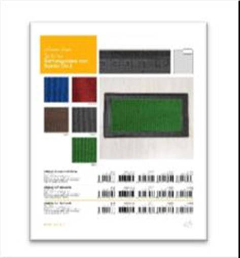 Zambetti Zerbino Bordo Scalino 25*70 D 01 Bordeaux