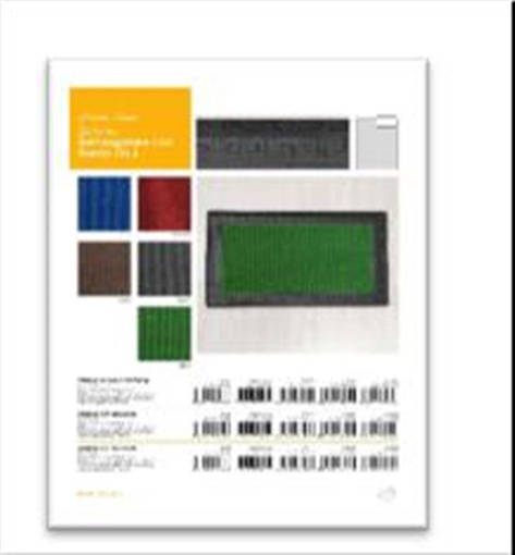 Zambetti Zerbino Bordo Scalino 25*70 D 01 Grigio