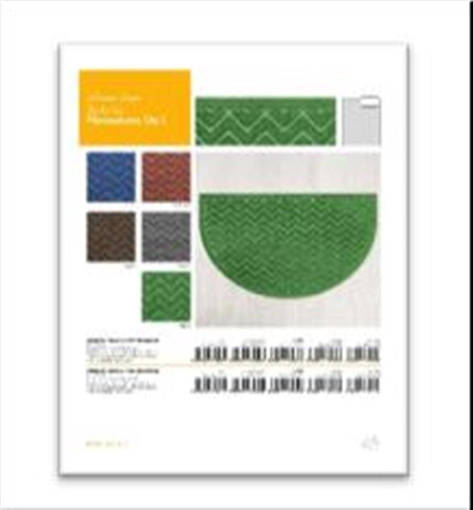 Zambetti Zerbino Mezzaluna 40*60 D 01 Bordeaux