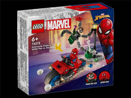 Lego Super Heroes Marvel 76275 Inseguimento sulla moto: Spider-Man vs. Doc Ock