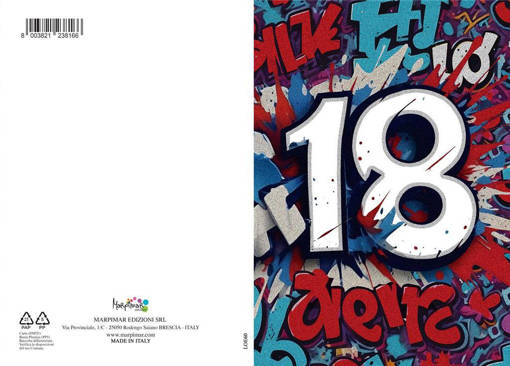 Marpimar - 18 Anni Colorati Foil Olografico LOE60