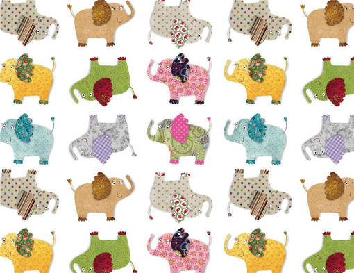 Marpimar - Carta Florentia Elefantini Colorati FLE32