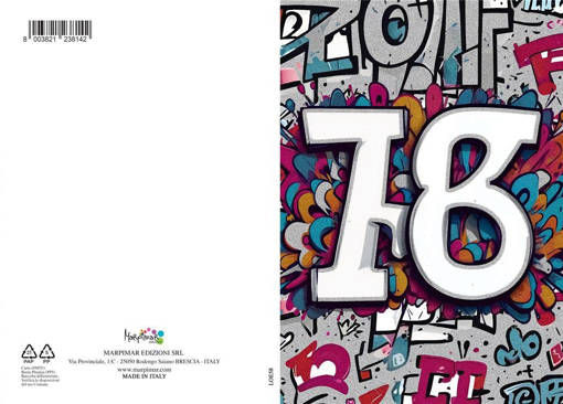 Marpimar - 18 Anni Colorati Foil Olografico LOE58