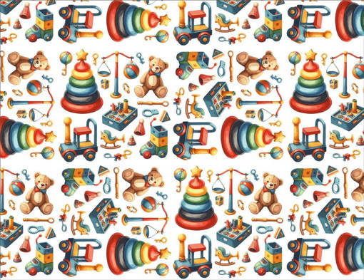 Marpimar - Carta Florentia Giochini Con Pupazzi FLE28