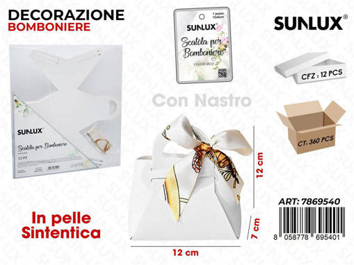 SCATOLA PER BOMBONIERE A FORMA DI COLOMBA 