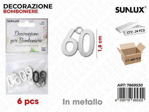 DECORAZIONE BOMBONIERE 1,8CM