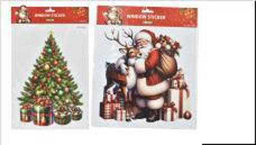 Nataluna Vetrofania Albero 27X38Cm Fantasie Assortite