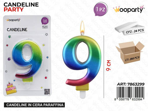 WOOPARTY CANDELINE MULTICOLOR N9