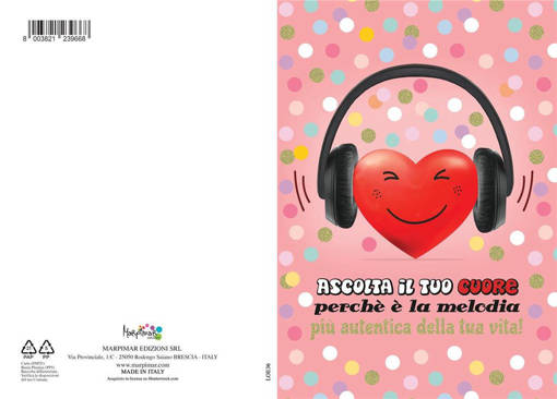 Marpimar - Compleanno Cuore Rosso Foil Olografico LOE36