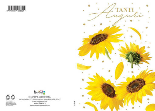 Marpimar - Tanti Auguri Fiori Foil Olografico LOE38