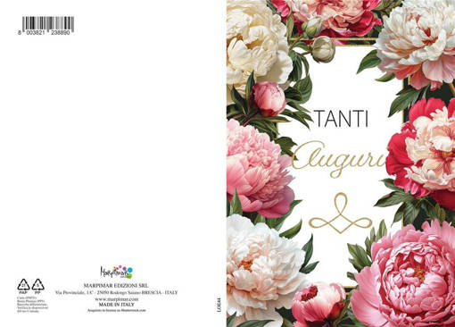 Marpimar - Tanti Auguri Fiori Foil Olografico LOE44