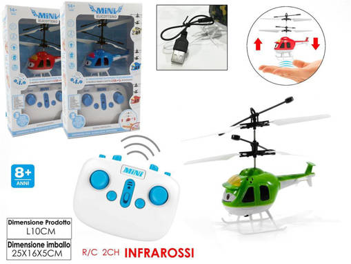 GT - Mini Elicottero Infrarossi 3Ass 100836