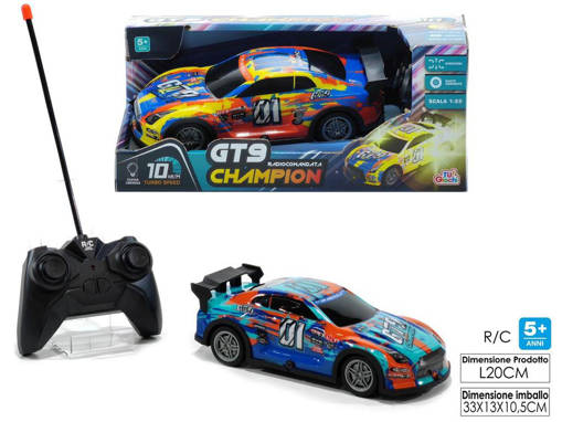 GT - Auto R/C 4Funz. 2Ass C/Led 102759