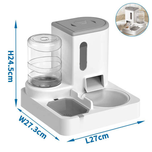 Nobleza Distributore di cibo e acqua 2 in 1