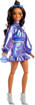 Mattel - Barbie - Barbie Fashionista Deluxe Metallic Mora con Vestito Azzurro JFP42