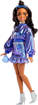 Mattel - Barbie - Barbie Fashionista Deluxe Metallic Mora con Vestito Azzurro JFP42