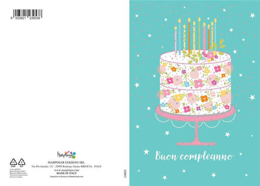 Marpimar - Compleanno Torta Foil Olografico LOE21