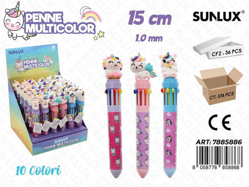 Sunlux - Sunlux Penne Multicolor Ass. 1.0Mm /Pz Da 36** 7885886