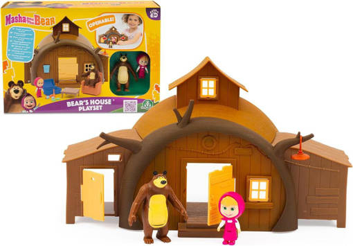 Giochi Preziosi - Masha Playset Casa Con 2 Personaggi MHA22000
