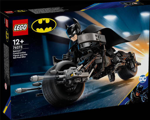 Lego Super Heroes DC 76273 Personaggio costruibile di Batman con Bat-Pod