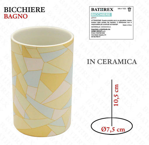 Bathrex Bicchiere Da Bagno In Ceramica