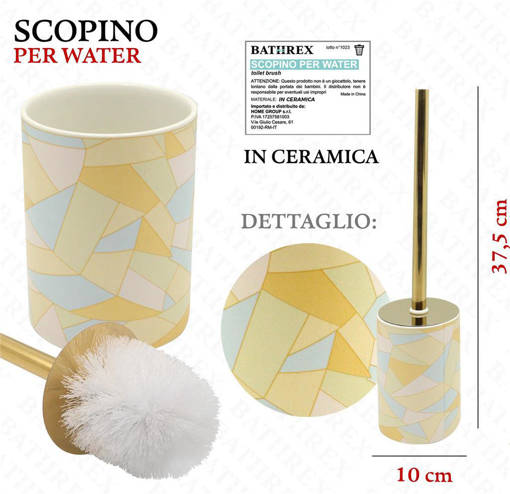 Bathrex Portascopino Wc In Ceramica