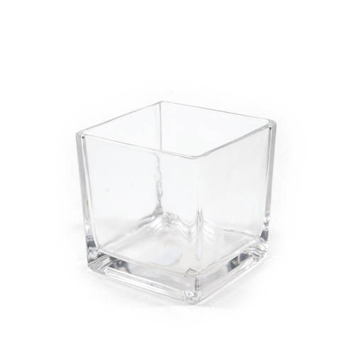 Mercury  Portacandela Cubo In Vetro 10X10Xh.10Cm