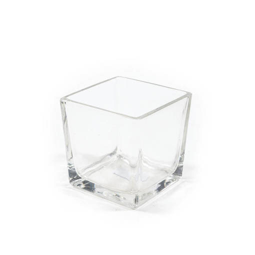 Mercury  Portacandela Cubo In Vetro 8X8Xh.8Cm