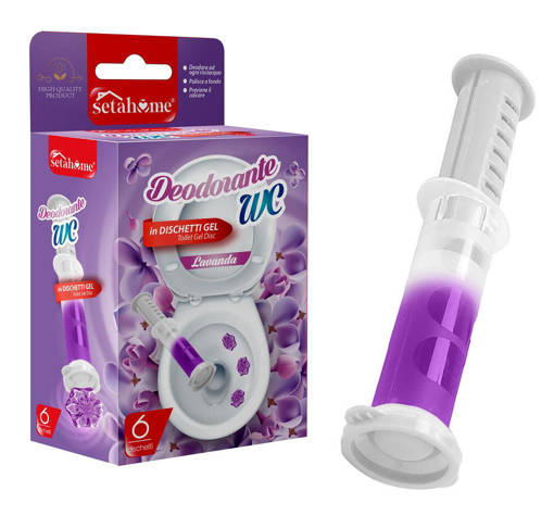 Setablu DEODORANTE WC IN DISCHETTI GEL 6 Applicazioni