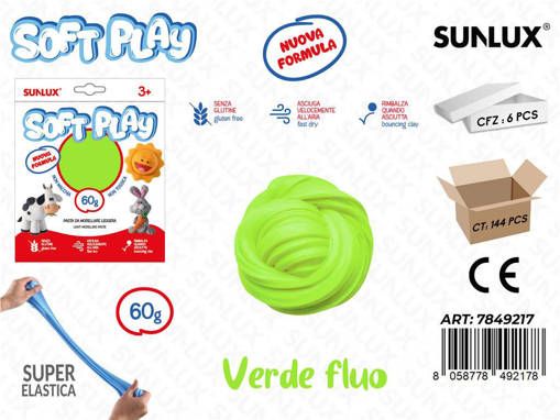 Sunlux - Sunlux Pasta Model. Soft Verde Fluo 60Gr 7849217