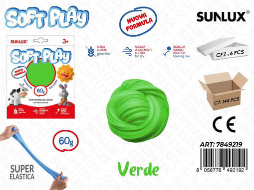 Sunlux Pasta Model. Soft Verde 60Gr