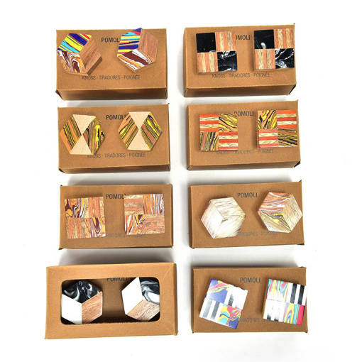 Mercury Pomoli 2Pz In Legno E Resina D.4X6,5Cm Assortiti In Confezione Regalo