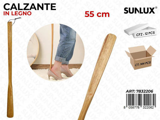 Sunlux Calzante In Legno 55Cm