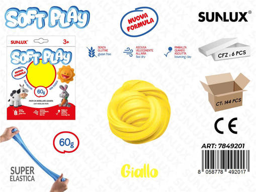 Sunlux - Sunlux Pasta Model. Soft Giallo 60Gr 7849201