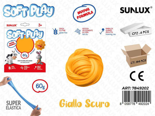 Sunlux Pasta Model. Soft Giallo Scuro 60Gr