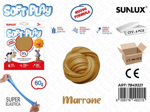 Sunlux Pasta Model. Soft Marrone 60Gr