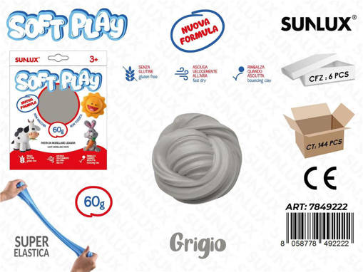 Sunlux Pasta Model. Soft Grigio 60Gr