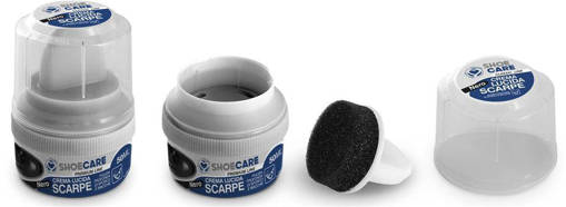 Seta Blu Crema Lucida Scarpe 50Ml - Nero