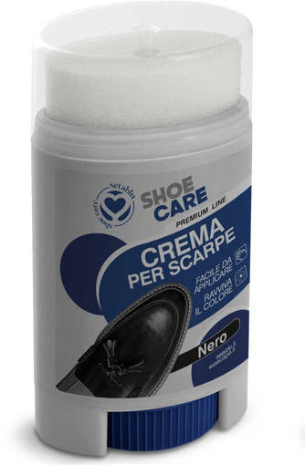 Seta Blu Crema Per Scarpe Twist&Shine 50Ml Nero