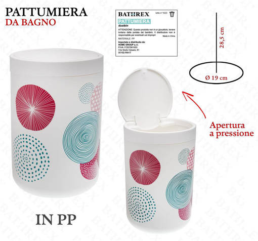 Bathrex L.Fantasy Pattumiera