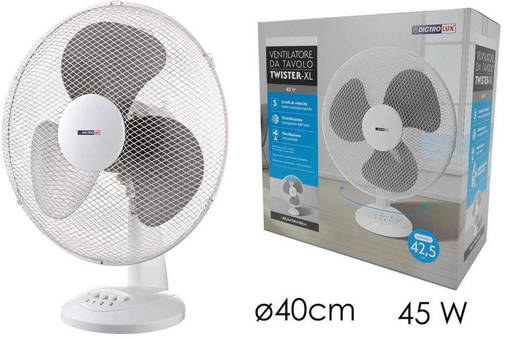 Ventilatore da tavolo 43 cm 45 W