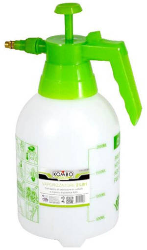 Kombo Nebulizzatore In Plastica Con Becco Di Precisione In  Metallo, A Pressione, Manico In Plastica, Da 2000Ml