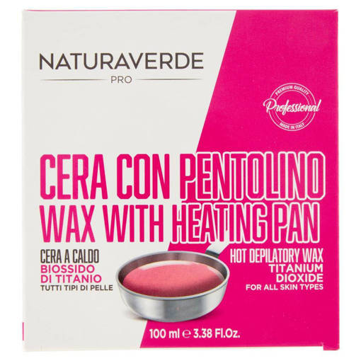 Naturaverde Pentolino con Cera Depilatoria a Caldo 100 ml