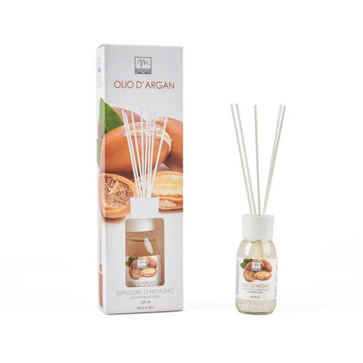 Mercury  16439  - Diffusore Di  Essenza Con  Bacchetti In Fibra 125 Ml  Olio D'Argan