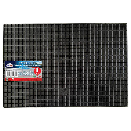 Ototop Tappeto In Gomma 43X29Cm A Quadretti