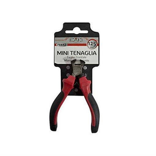 Kombo Mini Tenaglia A Taglio Frontale, In Acciaio Forgiato A Caldo, L= 125Mm, Manico Ergonomico E Antiscivolo